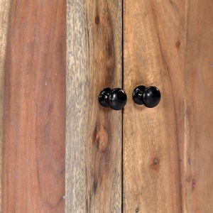 Set mobilier de baie, 5 piese, lemn masiv de acacia - Img 2