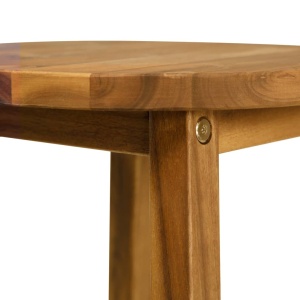 Set mobilier de bar, 3 piese, lemn masiv de salcâm - Img 4