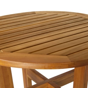 Set mobilier de bar, 3 piese, lemn masiv de salcâm - Img 5