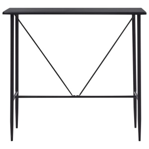 Set mobilier de bar, 5 piese, gri inchis, material textil - Img 3