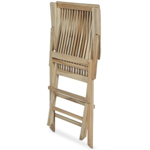 Set mobilier de exterior, 5 piese, lemn masiv de tec - Img 6