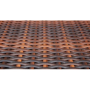 Set mobilier de exterior cu perne, 5 piese, maro, poliratan - Img 8