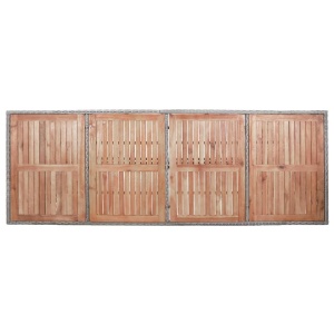 Set mobilier de exterior cu perne, 9 piese, gri, poliratan - Img 5