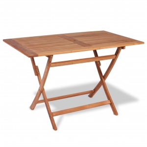 Set mobilier grădină, 5 piese, lemn masiv de tec - Img 2
