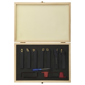 Set unelte de strunjire indexabile, 12 piese, 16 x 16 mm, 115 mm - Img 3