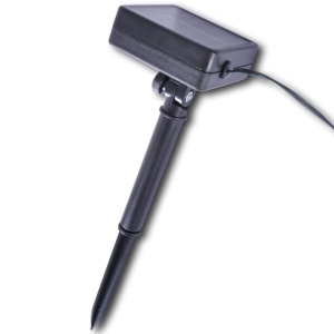 Sferă lemn și frunze artificiale LED-uri energie solară 35 cm, 2 buc - Img 5