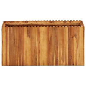 Strat inălțat de grădină, 100x30x50 cm, lemn masiv de acacia - Img 2
