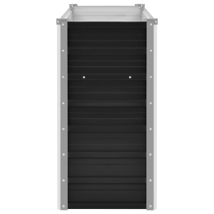 Strat inălțat de grădină antracit 100x40x77 cm oțel galvanizat - Img 7