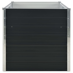 Strat inălțat de grădină antracit 160x80x77 cm oțel galvanizat - Img 7