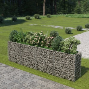 Strat inălțat gabion, 360 x 50 x 100 cm, oțel galvanizat
