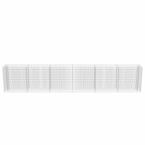 Strat inălțat gabion, 540 x 50 x 100 cm, oțel galvanizat - Img 5