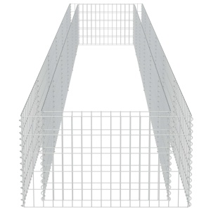 Strat inălțat gabion, 540 x 90 x 50 cm, oțel galvanizat - Img 5