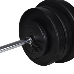 Suport haltere genuflexiuni cu halteră și set gantere 60,5 kg - Img 9