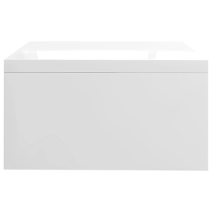 Suport monitor, alb foarte lucios, 42 x 24 x 13 cm, PAL - Img 6