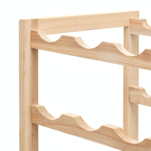 Suport sticle de vin, lemn de cedru, 57,5 x 28 x 102 cm - Img 7