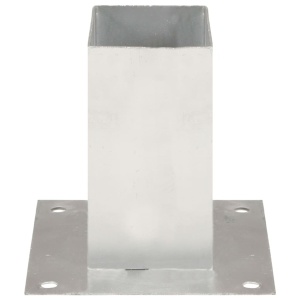 Suporți stâlp, 4 buc., metal galvanizat, 71 mm - Img 8