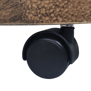 Suporturi de plante cu role, 6 buc., bronz, 30 cm, plastic - Img 4