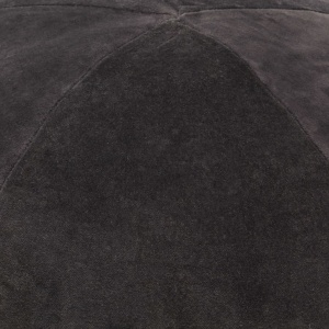 Taburet puf, antracit, 50 x 35 cm, catifea - Img 2