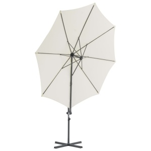 Umbrelă de exterior cu bază portabilă, nisipiu - Img 4