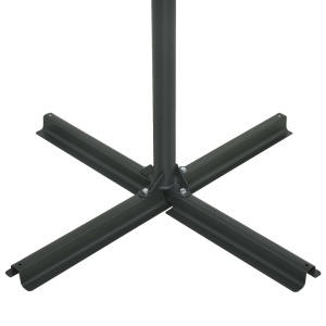 Umbrelă soare exterior cu stâlp aluminiu, albastru, 460x270 cm - Img 10