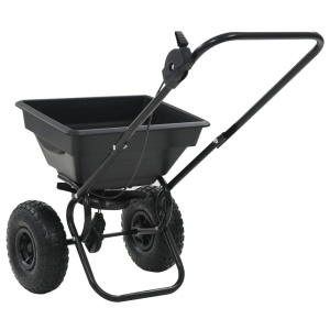 Utilaj de imprăștiat sare, 92x46x70 cm, PVC și oțel, 15 L - Img 4