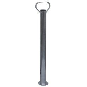 2 Stâlpi de susținere cu 2 cleme de prindere roată de manevră 48 mm - Img 2