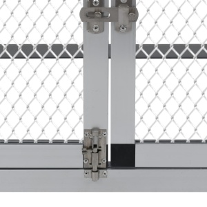 41323 Coteț de găini cu zonă de mișcare și repaus aluminiu - Img 6