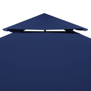 Acoperiș de pavilion, 2 niveluri, albastru, 4 x 3 m, 310 g/m² - Img 5