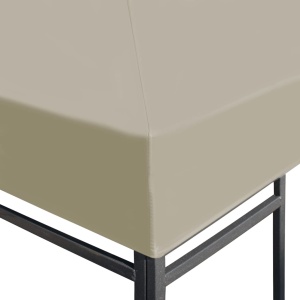 Acoperiș de pavilion, bej, 4 x 3 m, 310 g/m² - Img 5