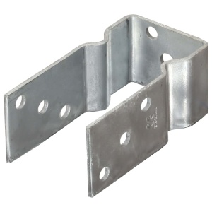 Ancore de gard, 12 buc., argintiu, 8x6x15 cm, oțel galvanizat - Img 2