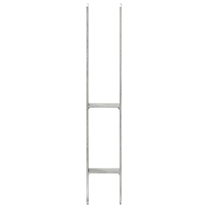 Ancore de gard, 6 buc., argintiu, 9x6x60 cm, oțel galvanizat - Img 3