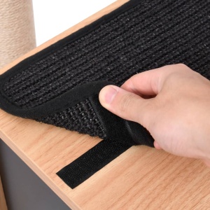 Ansamblu pentru pisici, covoraș din funie de sisal, 129 cm - Img 3