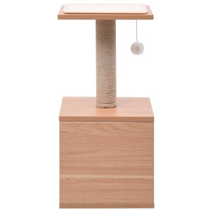 Ansamblu pentru pisici, covoraș din funie de sisal, 62 cm - Img 4