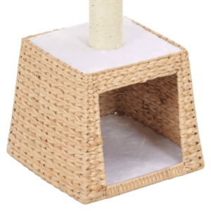 Ansamblu pentru pisici, stâlp cu funie de sisal, iarbă de mare - Img 4