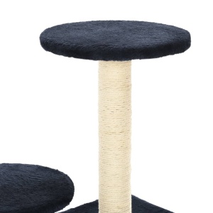 Ansamblu pisici, stâlpi din funie sisal, 60 cm, bleumarin - Img 5