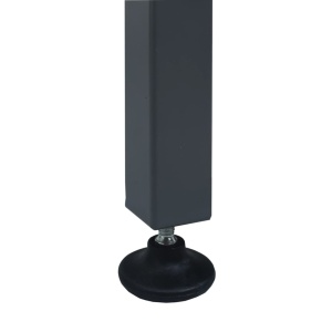 Banc de lucru, negru, 120 x 60 x 85 cm, oțel - Img 7