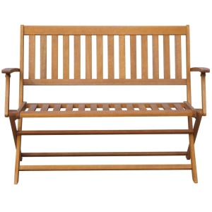 Bancă de grădină, 120 cm, lemn masiv de acacia - Img 2