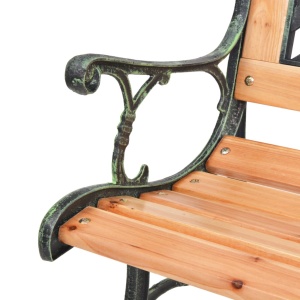 Bancă de grădină, 122 cm, lemn - Img 4