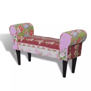 Bancă patchwork stil floral - Img 2