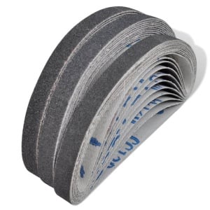 Benzi șlefuire 10 x grit 60/grit 80/grit 120, 10 mm x 330 mm (30 buc.)