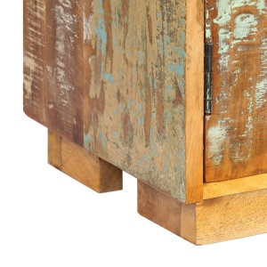 Bibliotecă, 60x35x180 cm, lemn masiv reciclat - Img 5