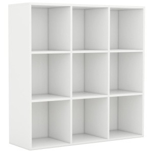 Bibliotecă, alb, 98 x 30 x 98 cm, PAL - Img 2