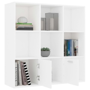 Bibliotecă, alb, 98 x 30 x 98 cm, PAL - Img 8