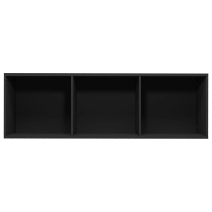 Bibliotecă/Comodă TV, negru, 36 x 30 x 114 cm, PAL - Img 12