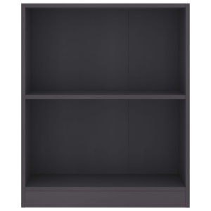 Bibliotecă, gri, 60 x 24 x 74,5 cm, PAL - Img 4