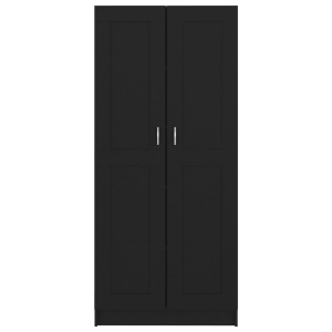 Bibliotecă, negru, 82,5 x 30,5 x 185,5 cm, PAL - Img 5