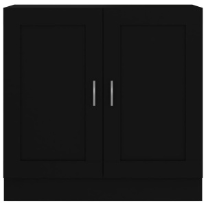 Bibliotecă, negru, 82,5 x 30,5 x 80 cm, PAL - Img 5