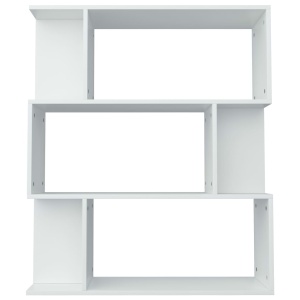 Bibliotecă/Separator cameră, alb, 80 x 24 x 96 cm, PAL - Img 5