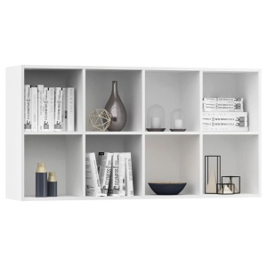 Bibliotecă/Servantă, alb, 66 x 30 x 130 cm, PAL - Img 8