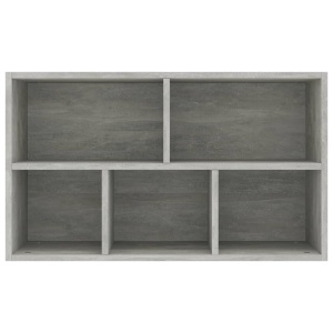 Bibliotecă/Servantă, gri beton, 45 x 25 x 80 cm, PAL - Img 12